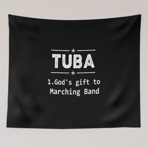 Item preview, Tuba Player Gift, tuba god's gift to marching band Tubaist Funny Musician  Band Gift  Funny Rude Offensive saying, designed and sold by joygift369.