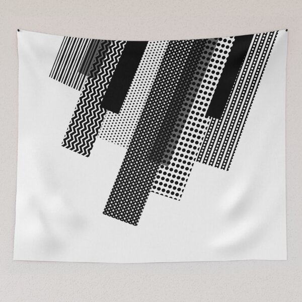 Item preview, Black and White Stripes designed and sold by Printedarts.