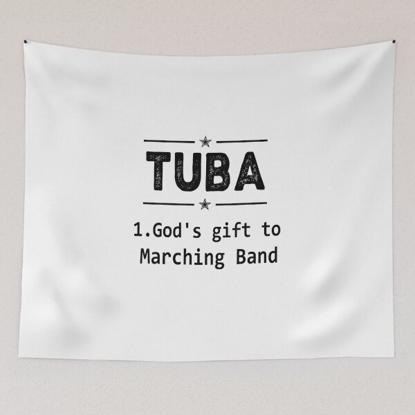 Item preview, Tuba Player Gift, tuba god's gift to marching band Tubaist Funny Musician  Band Gift  Funny Rude Offensive saying, designed and sold by joygift369.