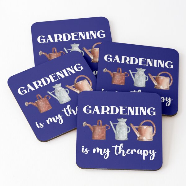 Item preview, Gardening Is My Therapy Funny Gardener Plant Lover designed and sold by StudioTina.