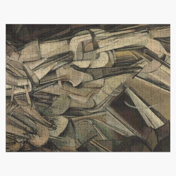 Nude Descending a Staircase by Marcel Duchamp Jigsaw Puzzle