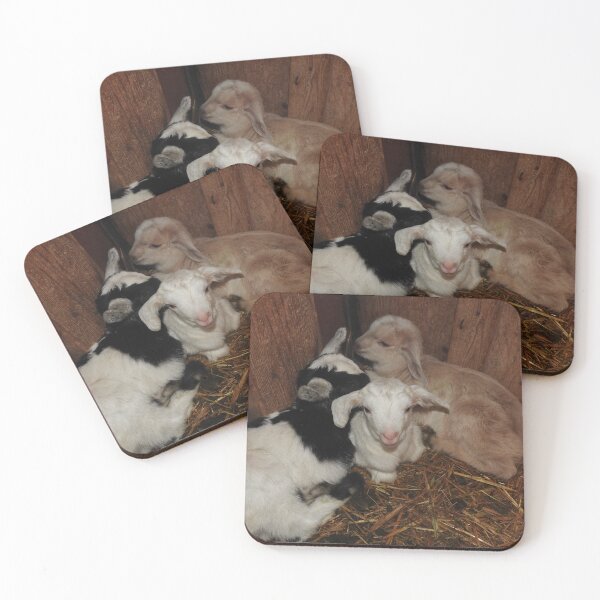 Item preview, Three baby goats designed and sold by Stephanie  Skeem.