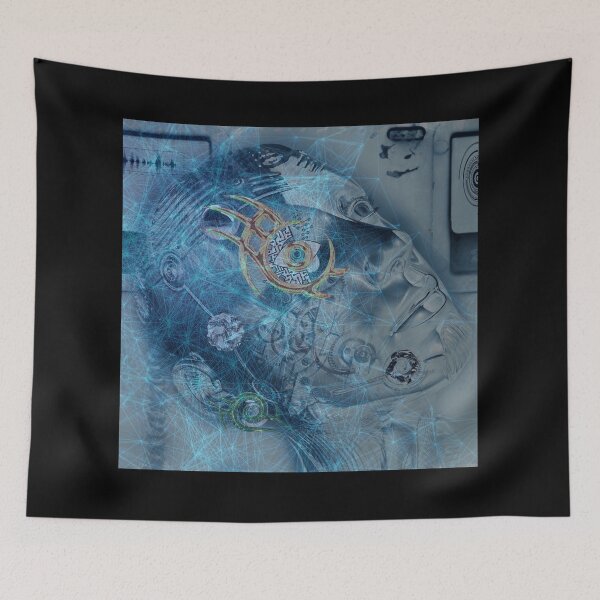 Item preview, Space Fantasy Artwork / Retrofuturism - Cyborg Cybernetics  / Retro Futuristic / Space Art designed and sold by haRexia.