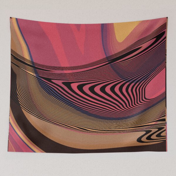 Item preview, Abstract Composition, Red, Orange and Brown Abstract Art designed and sold by DeevaValli.