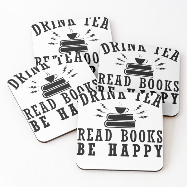 Item preview, Drink Tea Read Books Be Happy designed and sold by texturelux.