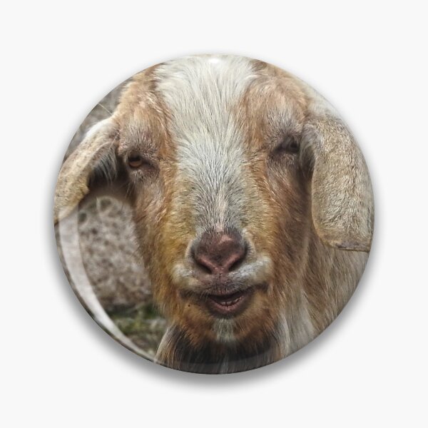 Item preview, smiling billy goat designed and sold by Stephanie  Skeem.