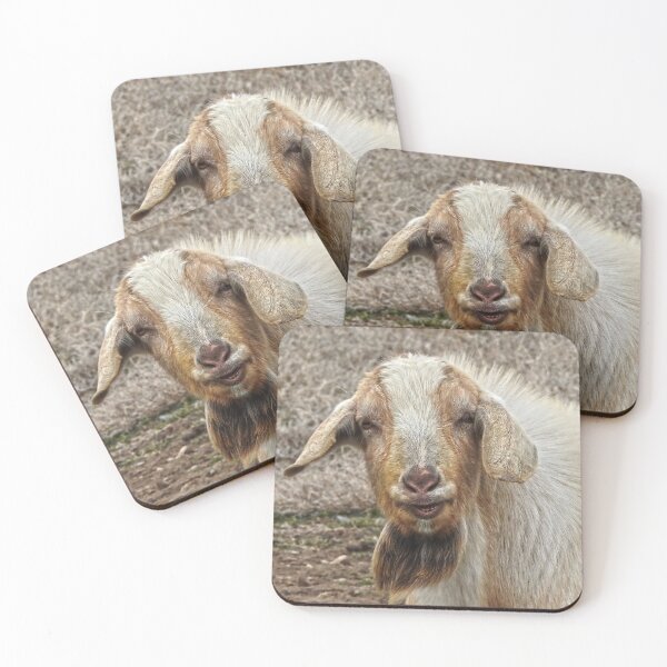 Item preview, smiling billy goat designed and sold by Stephanie  Skeem.