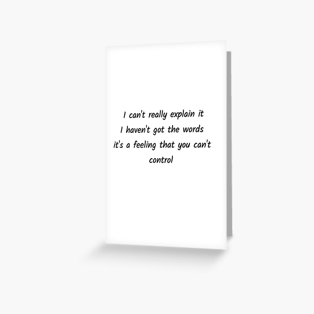 I Can T Really Explain It I can't really explain it by young Tom holland ." Greeting Card for Sale by  sffart | Redbubble
