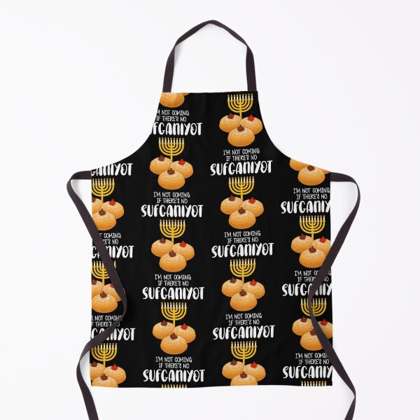 Item preview, Not Coming Hanukkah Food Menorah Sufganiyot print designed and sold by jakehughes2015.