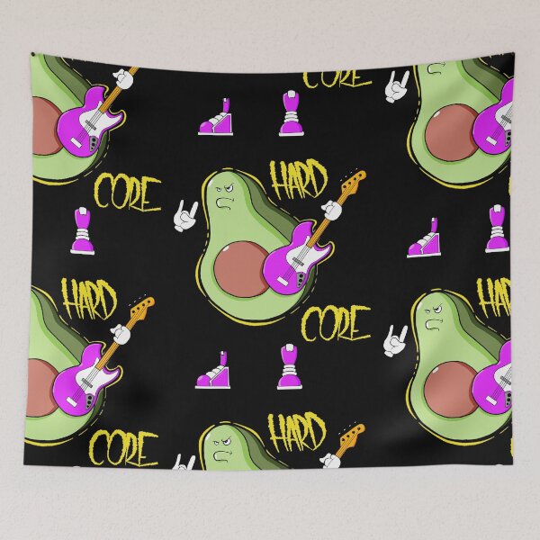 Item preview, Hard Core Avocado Rockers  designed and sold by ArtByNabes.