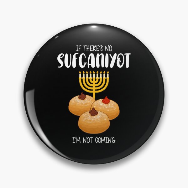 Item preview, Not Coming Hanukkah Food Menorah Sufganiyot print designed and sold by jakehughes2015.