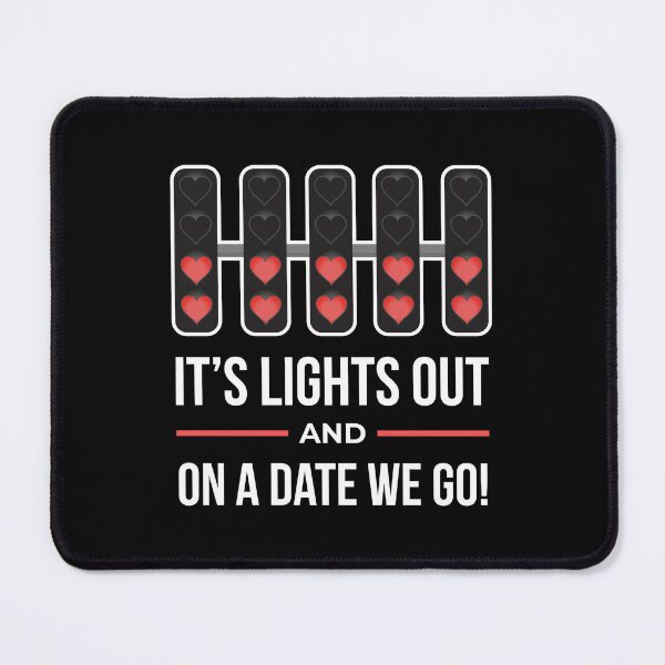 Item preview, It's Lights Out and On a Date We Go! - Special Valentines Day (Black BG) designed and sold by FilipeFerreira.