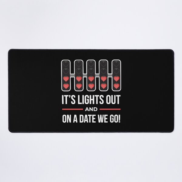 Item preview, It's Lights Out and On a Date We Go! - Special Valentines Day (Black BG) designed and sold by FilipeFerreira.