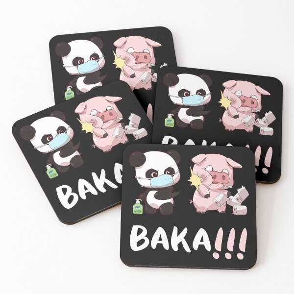 Item preview, Lockdown! Baka! Idiot! Cute Panda teaching greedy pigs designed and sold by Mini Pandas.