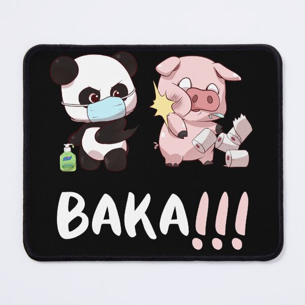 Item preview, Lockdown! Baka! Idiot! Cute Panda teaching greedy pigs designed and sold by Mini Pandas.