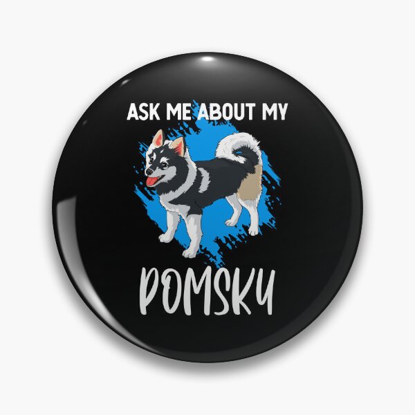 Item preview, Funny Ask Me About My Pomsky Pet Dog Owners graphic designed and sold by jakehughes2015.
