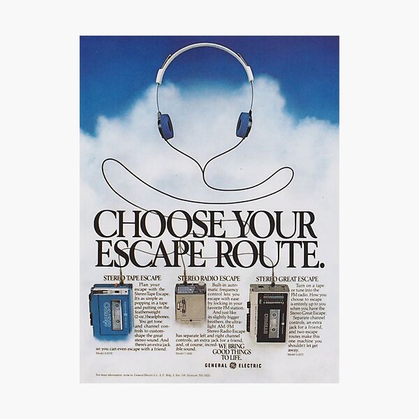 Vintage magazine poster Photographic Print