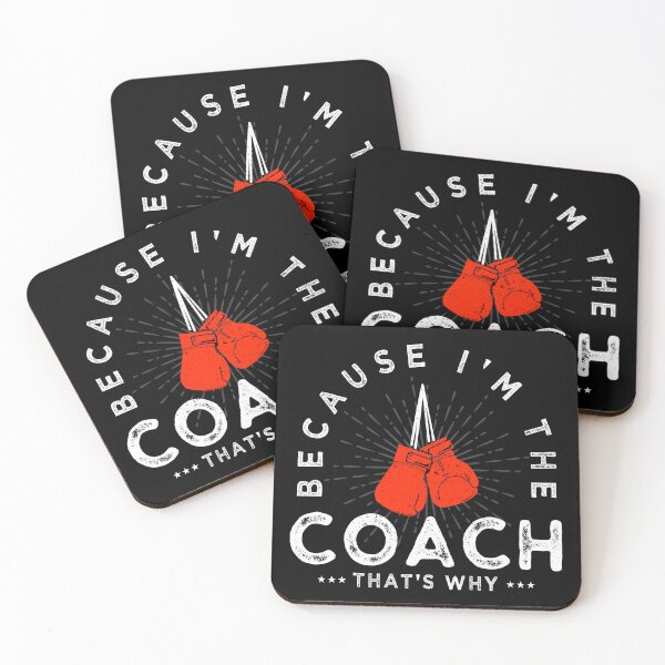 Item preview, Boxing Coaches, Gloves Drawing Because I'm The Coach That's Why designed and sold by ZETTIF ⭐⭐⭐⭐⭐.