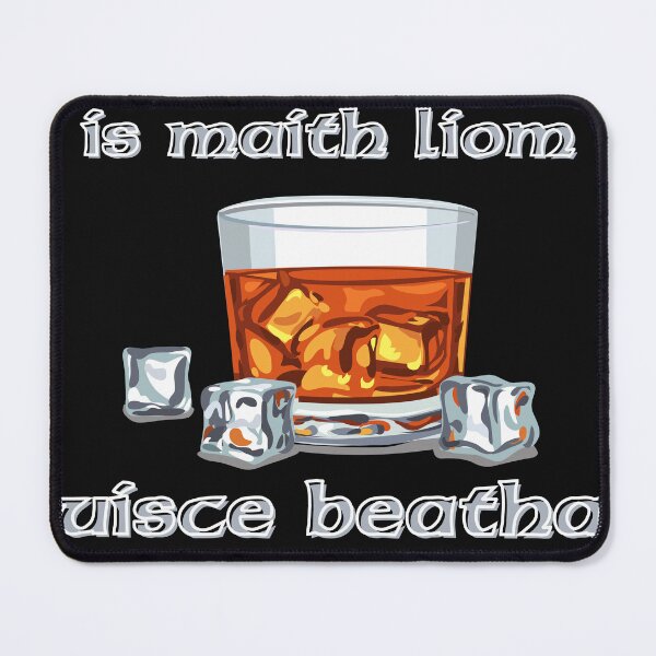 Item preview, I Love Irish Whiskey in Gaelic Irish designed and sold by Urban-Celt.