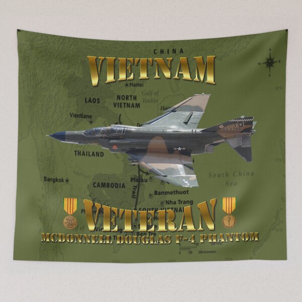 Item preview, F-4 Phantom USAF Vietnam Veteran designed and sold by Mil Merchant.
