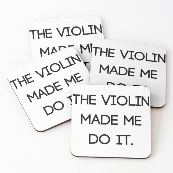 Item preview, The Violin Made Me Do It designed and sold by infinotedesigns.