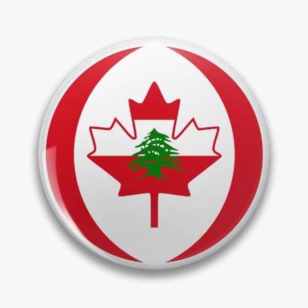 Item preview, Lebanese Canadian Multinational Patriot Flag Series designed and sold by Carbon-Fibre Media.