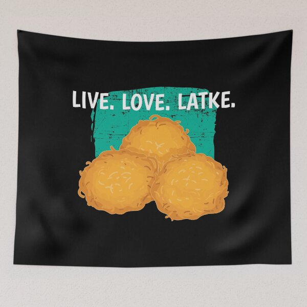 Item preview, Live Love Latke Traditional Jewish Hanukkah product designed and sold by jakehughes2015.