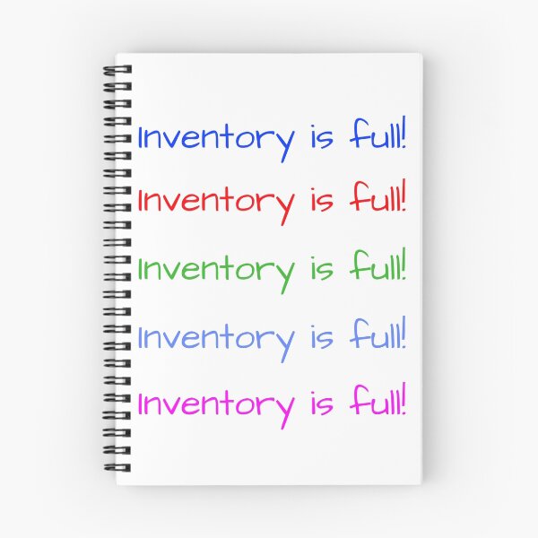 Item preview, Inventory is full! designed and sold by MallsD.
