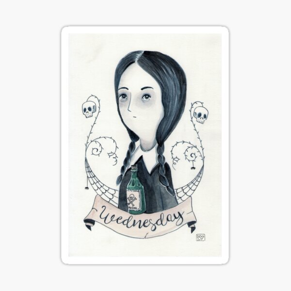 Wednesday Sticker