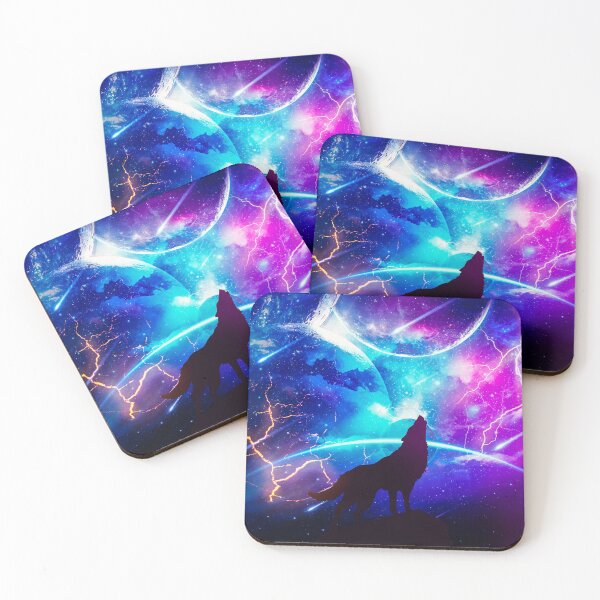 Item preview, Big Bad Wolf Howling in Midnight Lightning Storm designed and sold by LuchoBus.