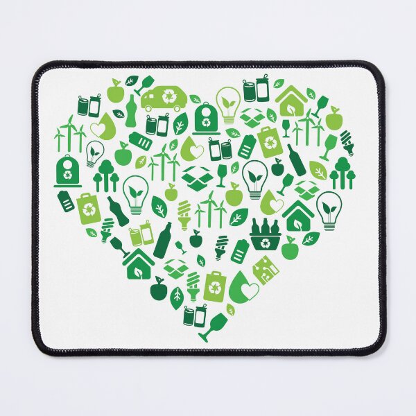 Item preview, I Love Recycling, Dont Be Trushy, Funny Heart Recycling Design designed and sold by PROMEN Creativity.