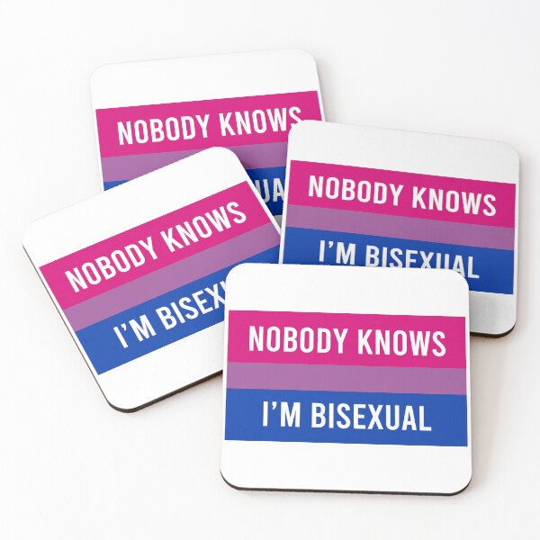 Item preview, Nobody Knows I'm Bisexual designed and sold by coffeepolicy.