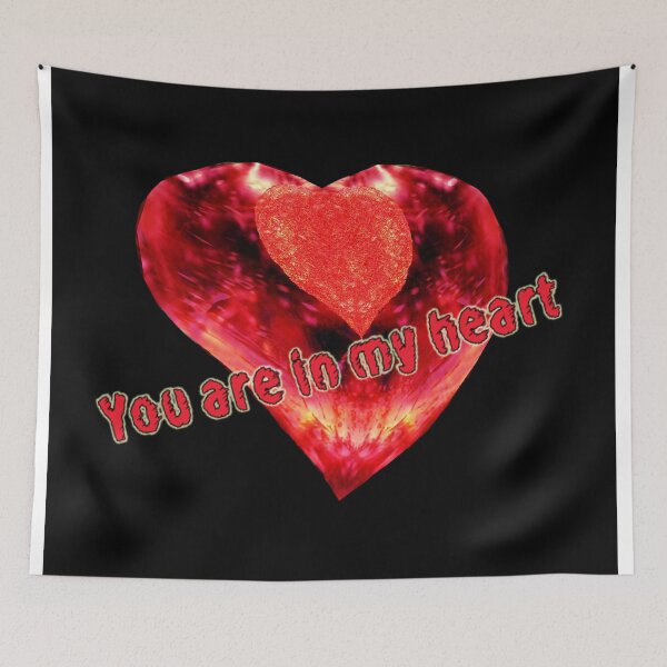 Item preview, Valentine, double heart, demonic heart, horned heart, red, transparent, hot heart, designed and sold by Maria Mihailova.