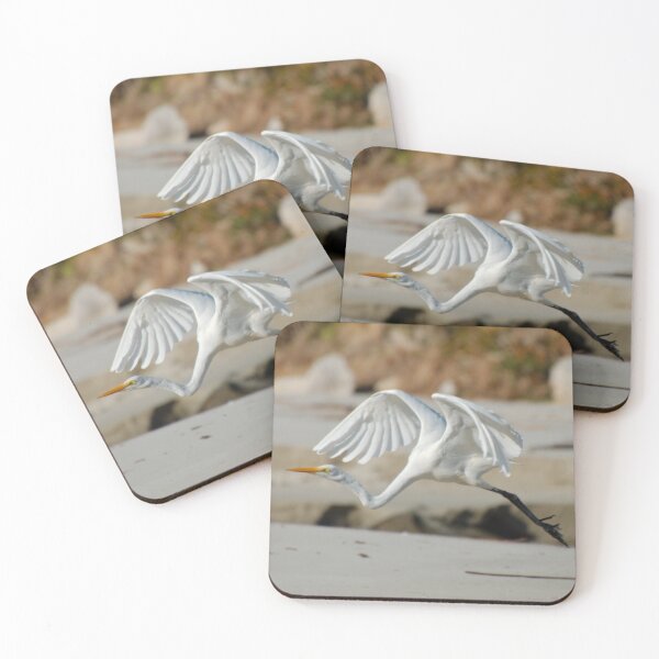 Item preview, WADER ~ Eastern Great Egret by David Irwin DJIDJKUFFQY designed and sold by tasmanianartist.