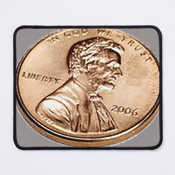 Item preview, Penny coin, Lincoln Penny, One cent, change, In God We Trust, US Mint, Abe Lincoln, Copper Penny designed and sold by Nostrathomas66.