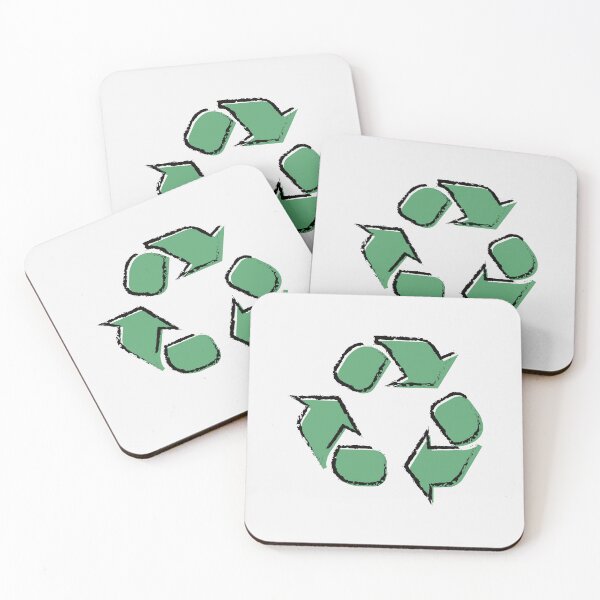 Item preview, I Love Recycling, Cute Arrow Recycling Logo Design designed and sold by PROMEN Creativity.