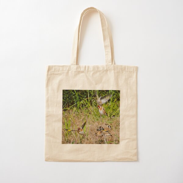 EXOTIC ~ European Goldfinch by David Irwin DJIPWJZWKQE Cotton Tote Bag