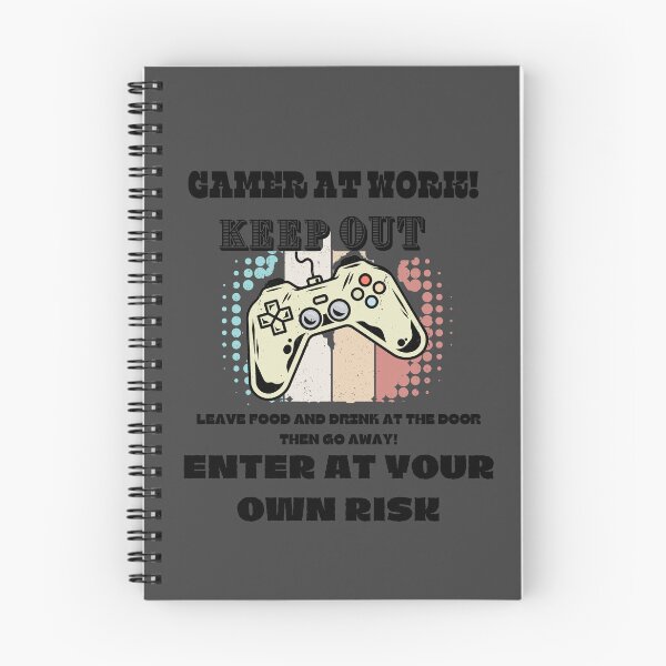 Item preview, Gamer At Work Keep Out, Leave food and Drink at the Door Then go Away! Enter At You Own Risk designed and sold by wintklc.