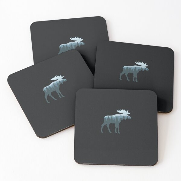 Item preview, Moose roaming the wilderness Sticker designed and sold by LaraEgert.