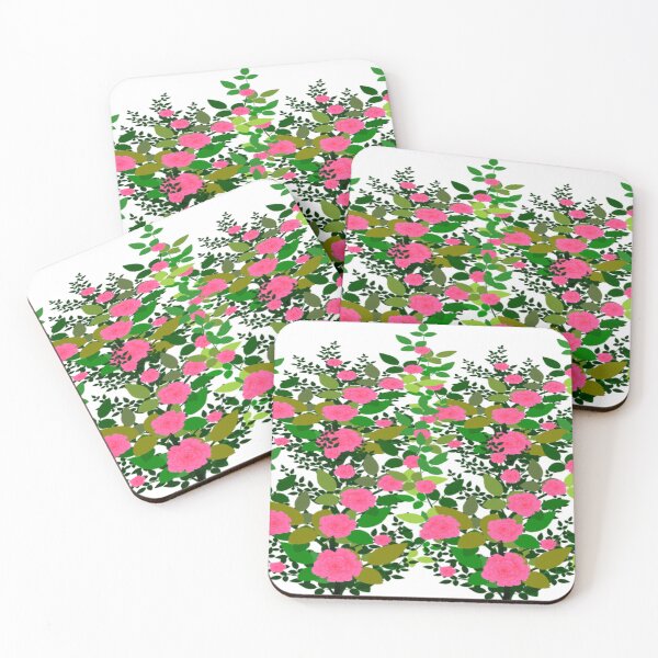 Item preview, Bunch of Flowering Pink Roses designed and sold by CheeryDK.
