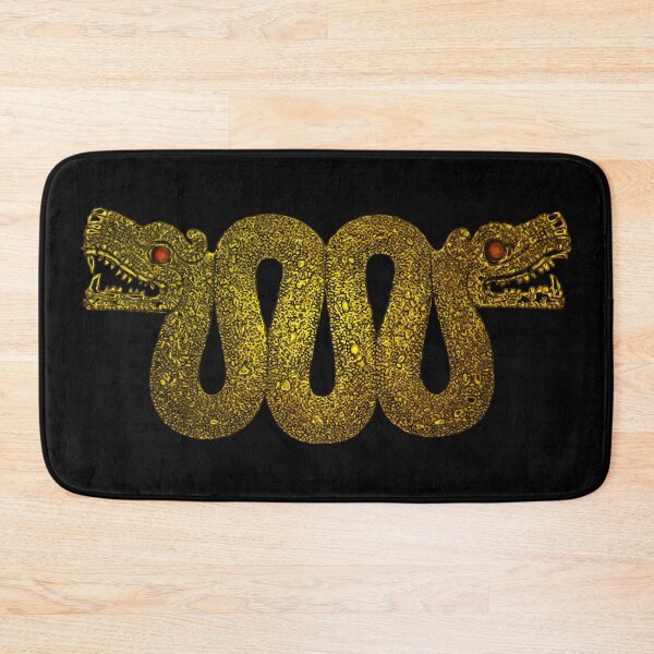 Item preview, Maquizcoatl - Gold Aztec Double Headed Serpent designed and sold by kernowerno.