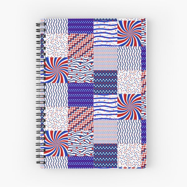Item preview, Blue and Red Geometric Pattern designed and sold by Printedarts.