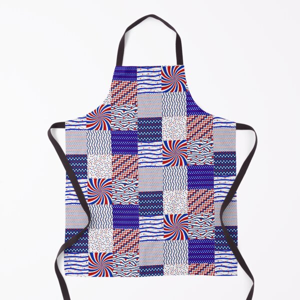 Item preview, Blue and Red Geometric Pattern designed and sold by Printedarts.