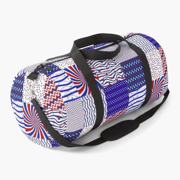 Item preview, Blue and Red Geometric Pattern designed and sold by Printedarts.