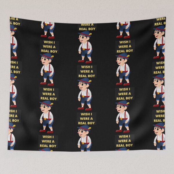 Item preview, WISH I WERE A REAL BOY designed and sold by Highhocreations.