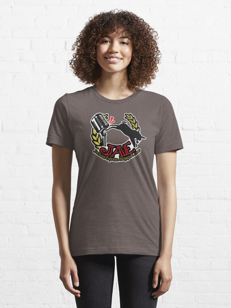 Thumbnail 6 of 7, Essential T-Shirt, Jackass Express Podcast designed and sold by jackassexpress.