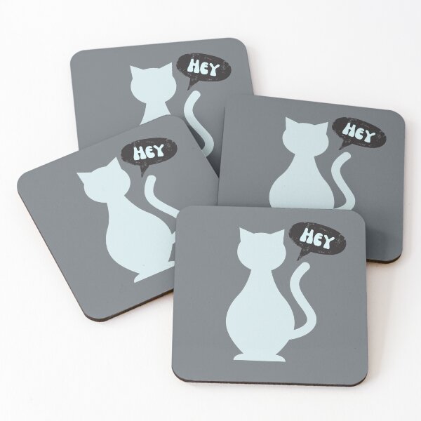 Item preview, Cat Say Hey Cute Funny  designed and sold by hanyj732.