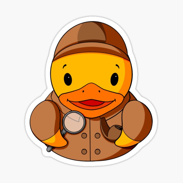 Item preview, Detective Rubber Duck designed and sold by Alisha Ober Designs.