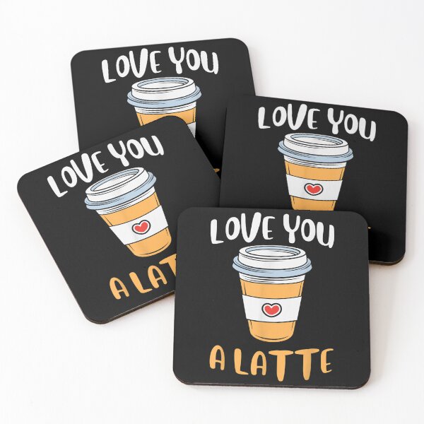 Item preview, Cute I Love You A Latte Coffee Valentine's Day Humor Outfit  designed and sold by mchargue12.