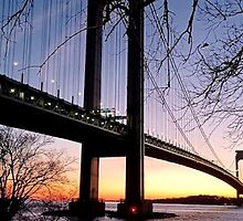 Verrazzano-Narrows Bridge, Fort Hamilton, Brooklyn, New York by znamenski